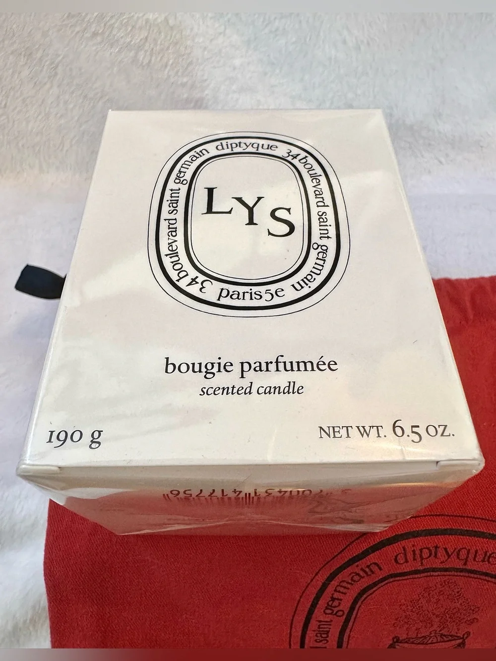 NWT Diptyque Paris Lys (Lily) Classic Candle 6.5 OZ